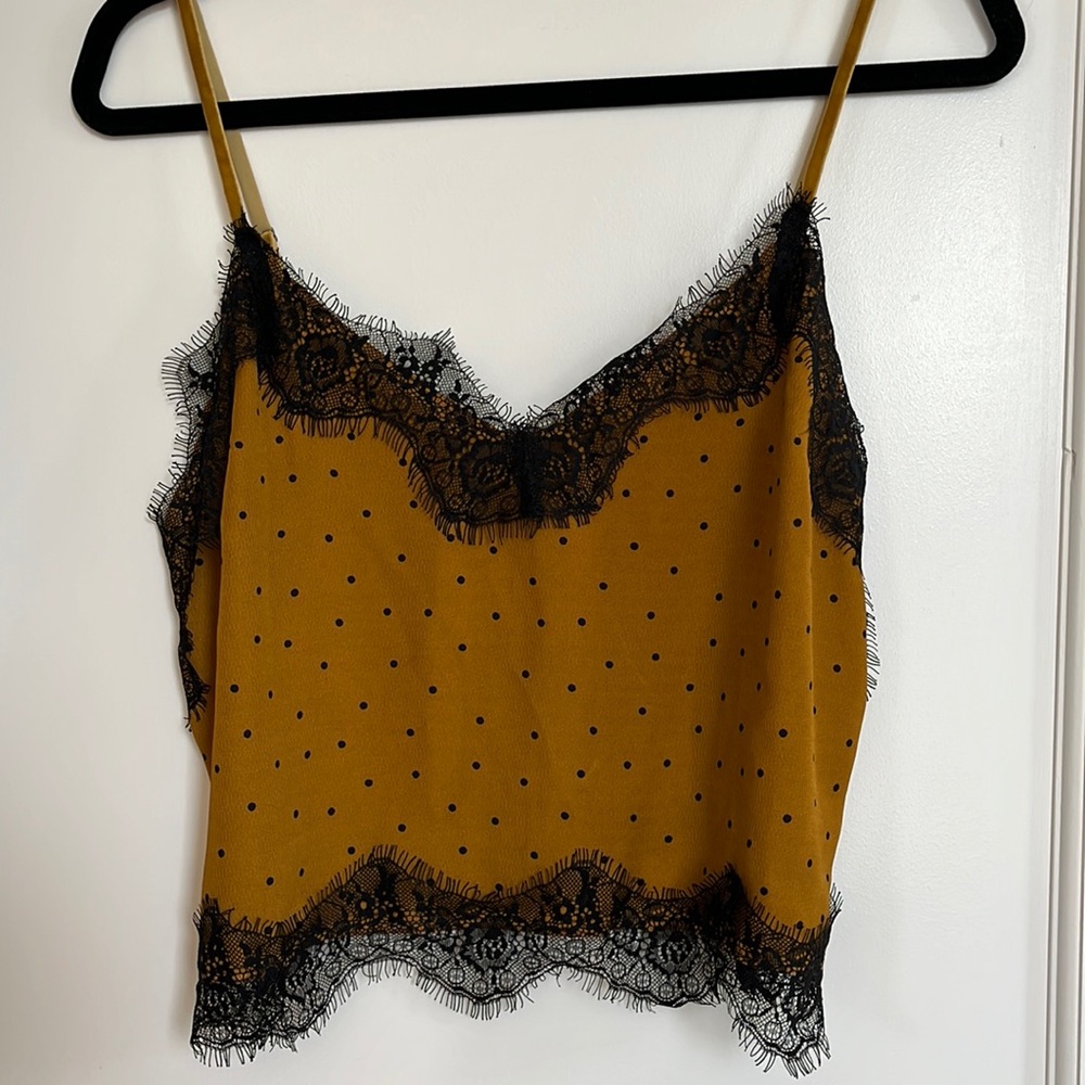 Vintage lace camisole top - M